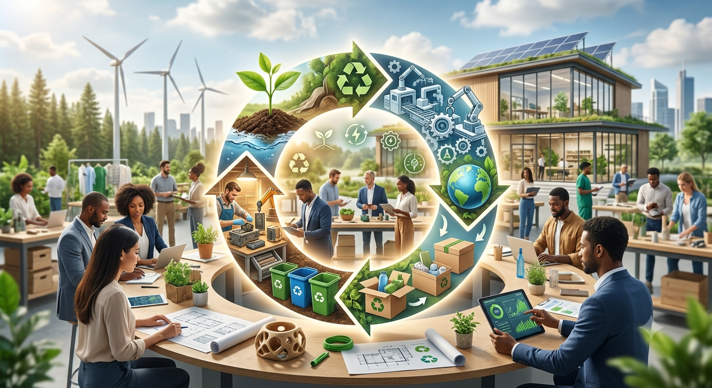 Course Image CURS 2_Competențe verzi și economie circulară  pentru companii și organizații ale  angajatorilor și mediului de afaceri 